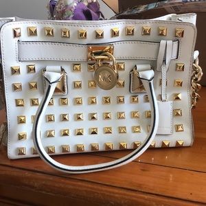 Michael Kors Gold Studded Bag
